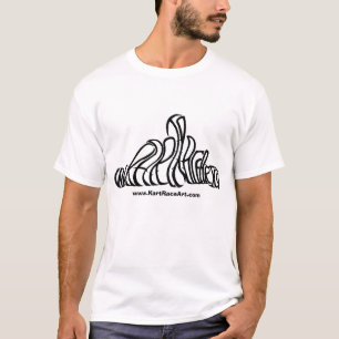 T-tröja för Kart tävlingkonst T-shirt