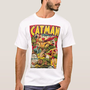 T-tröja för Katt-Man tecknader #14 T-shirt