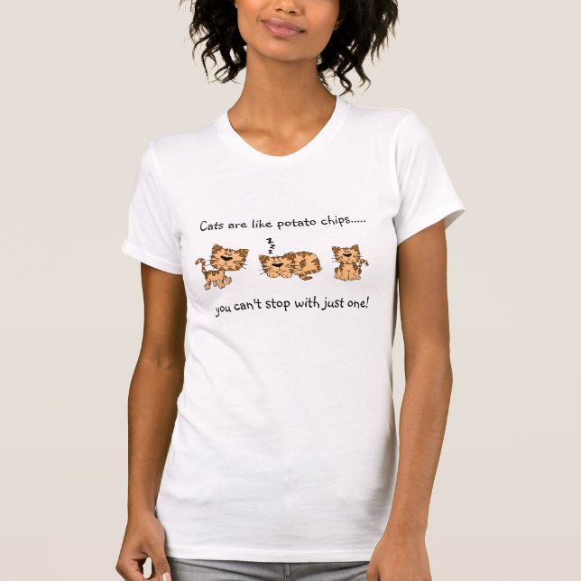 T-tröja för kattägarebekännelse t-shirt (Framsida)