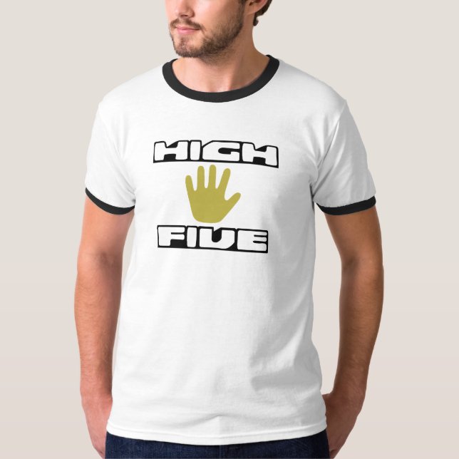 T-tröja för kick fem t-shirt (Framsida)