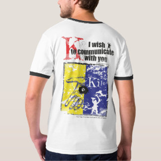 T-tröja för Kilo för ICS-flagga "K" - Tee Shirt