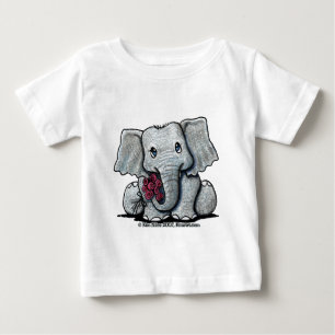 T-tröja för KiniArt elefantspädbarn T Shirt
