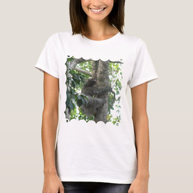T-tröja för klättringSlothdamer Tee Shirt (Framsida)