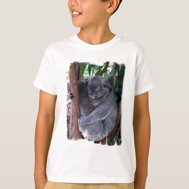 T-tröja för Koalafamiljbarn Tee Shirt (Framsida)