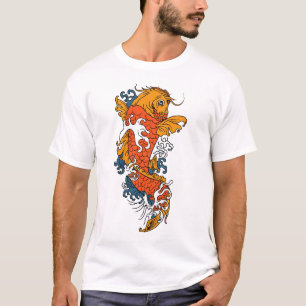 T-tröja för Koi fisktatuering T-shirt