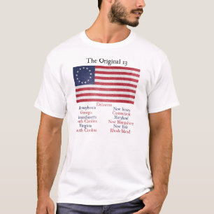 T-tröja för kolonier för independence dayorigin t shirt