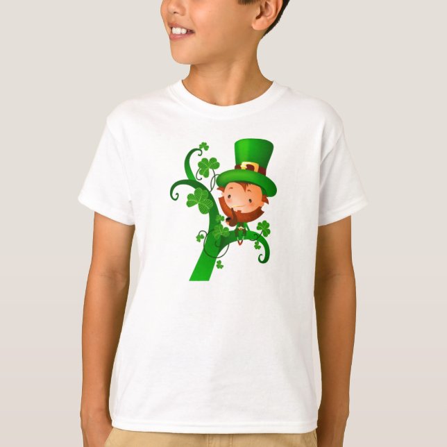 T-tröja för KoolrPix St Patrick dagbarn T-shirt (Framsida)