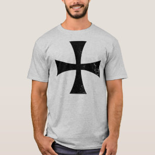 T-tröja för kor för riddareTemplar svart T Shirt