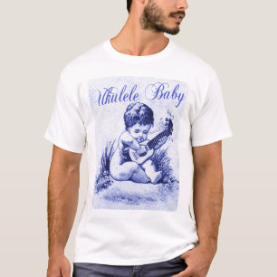T-tröja för kortärmad för Ukulelebabysmåbarn T-shirt