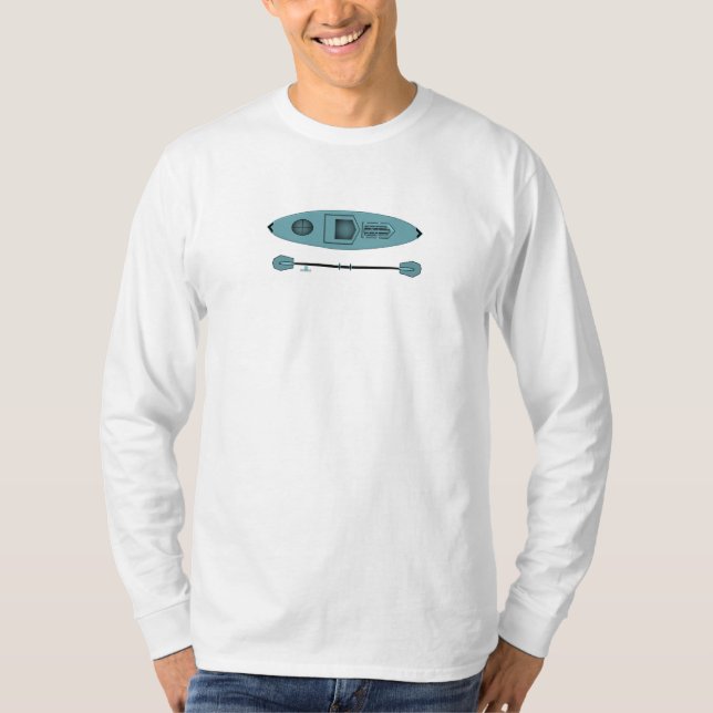 T-tröja för krickakajaklångärmad tee shirt (Framsida)
