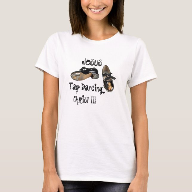 T-tröja för Kristus för Jesus klappdans hädisk T Shirt (Framsida)