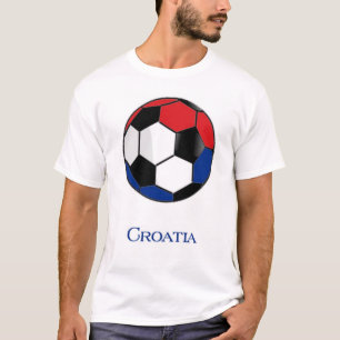 T-tröja för Kroatienvmfotboll Tee