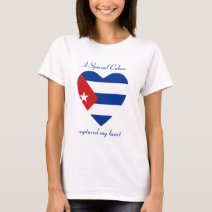 T-tröja för Kubaflaggaälskling Tee Shirt