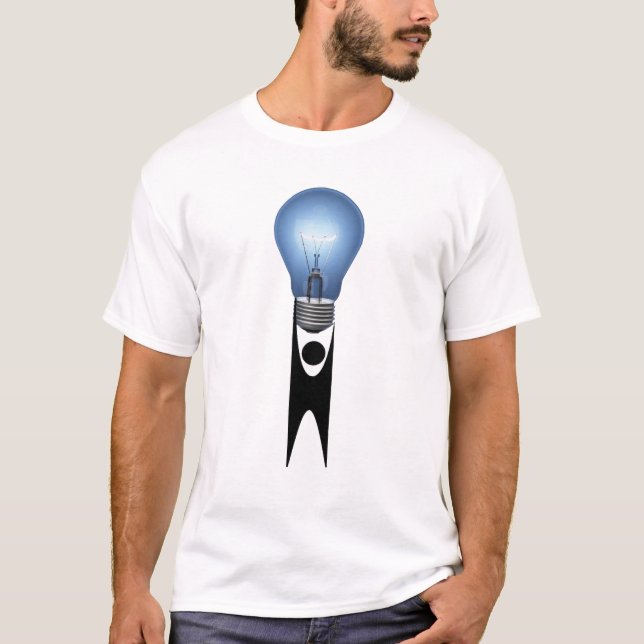 T-tröja för kula för Humanistinnehav ljus Tee Shirt (Framsida)