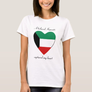 T-tröja för Kuwait flaggaälskling Tee Shirt