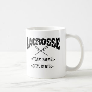 T-tröja för Lacrosse för personliglagstad statl Kaffemugg