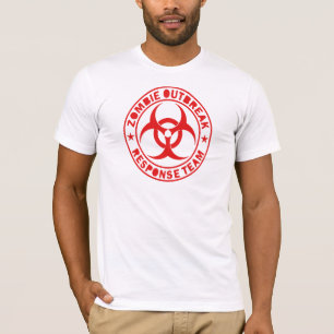 T-tröja för lag för svar för Cdc-Zombieapokaly Tee