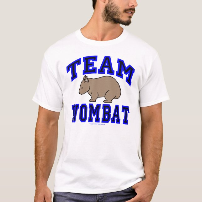 T-tröja för lagWombat dropp Tee (Framsida)