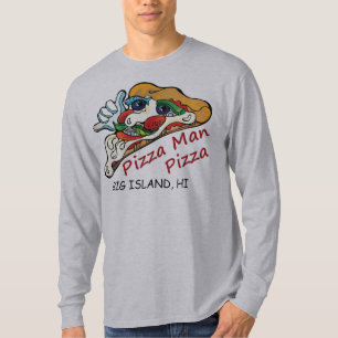 T-tröja för långärmadPizzaman T Shirt