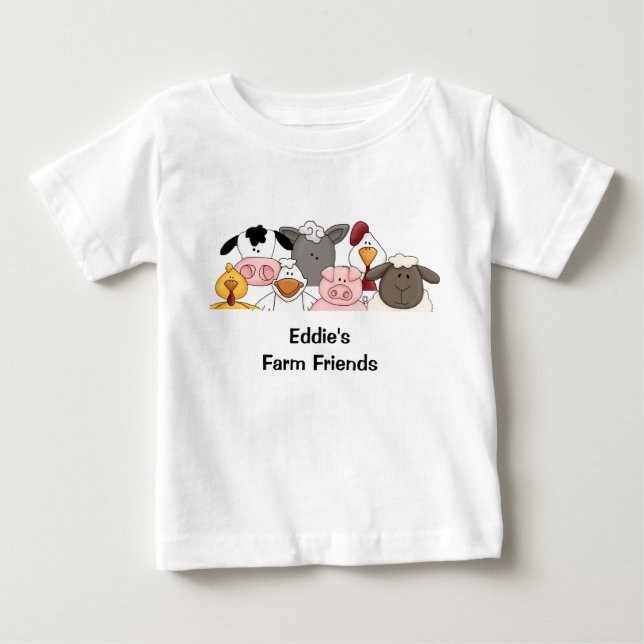 T-tröja för lantgårdvänbarn t-shirt (Framsida)