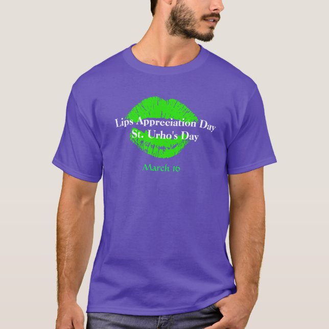 T-tröja för läppargillandedag & St.Urho's-dag T Shirt (Framsida)