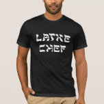 T-tröja för Latkekockmörk Tee Shirt<br><div class="desc">Inte gör alla kärleklatkes på Chanukah!   Denna är en underbar gåva för Latkekocken,  personen som älskar för att göra Chanukah latkes,  de kalorin laden raggmunkar,  som alla älskar för att äta med applesauce eller gräddfil.  Lyckliga Chanukah!</div>