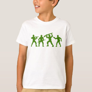 T-tröja för leksakarmémanar i grönt t-shirt