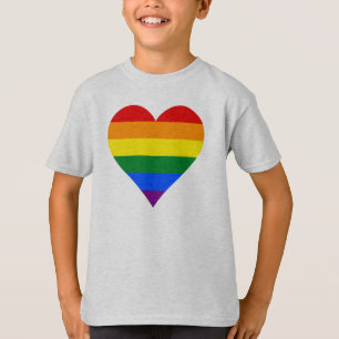 T-tröja för LGBT-pridehjärta Tee Shirt