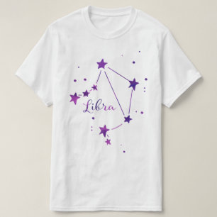 T-tröja för LibraZodiackonstellation Tee Shirt