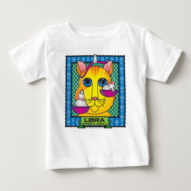 T-tröja för LibraZodicat spädbarn T-shirt (Framsida)