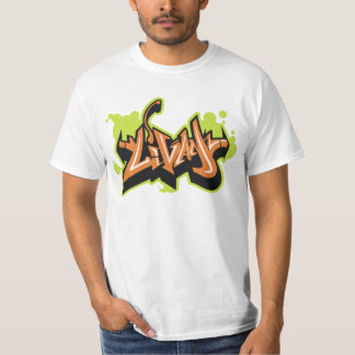 T-tröja för Livan grafittiPaintball T Shirt