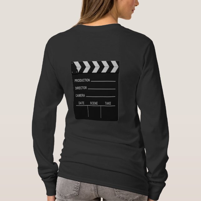 T-tröja för ljuskamerahandling t-shirt (Baksida)