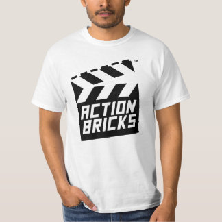 T-tröja för logotyp för handlingtegelstenClapboard T Shirt