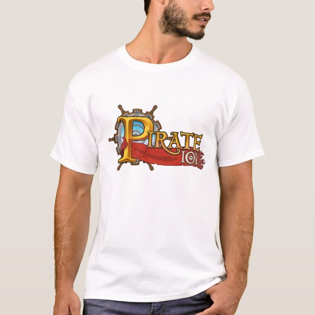 T-tröja för logotyp Pirate101 Tee Shirt (Framsida)