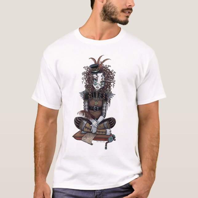 T-tröja "för Lucy" VictorianSteampunk felik konst Tröja (Framsida)