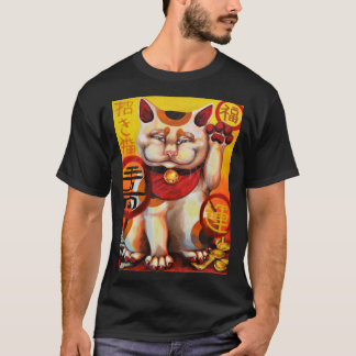 T-tröja "för lycklig katt" t shirt