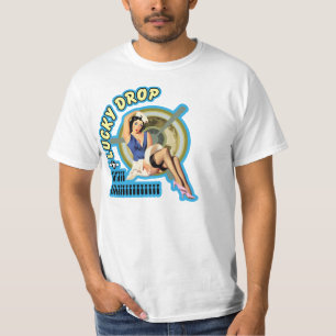 T-tröja för lycklig WWII-vingekonst (tappa) T Shirt