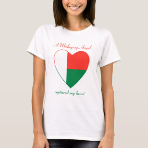 T-tröja för Madagascar flaggaälskling T-shirt