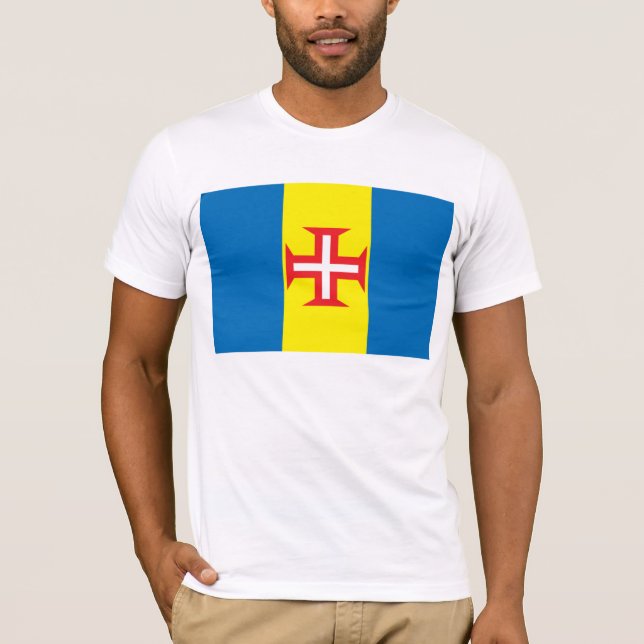 T-tröja för Madeira öflagga T Shirt (Framsida)