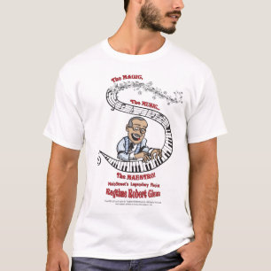 T-tröja för Maestro för RagtimeRobert musik mag Tee Shirt