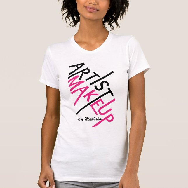 T-TRÖJA för Makeupkonstnär T-shirt (Framsida)