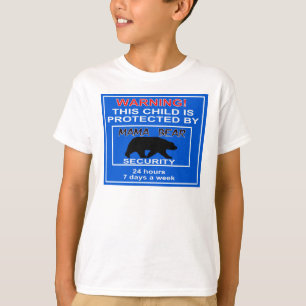 T-tröja för mammabjörnsäkerhet tee shirt