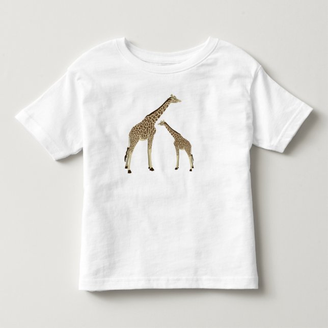 T-tröja för mammagiraffsmåbarn tee (Framsida)