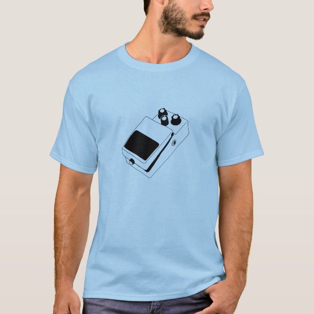 T-tröja för manar för klassikergitarrpedal tee (Framsida)