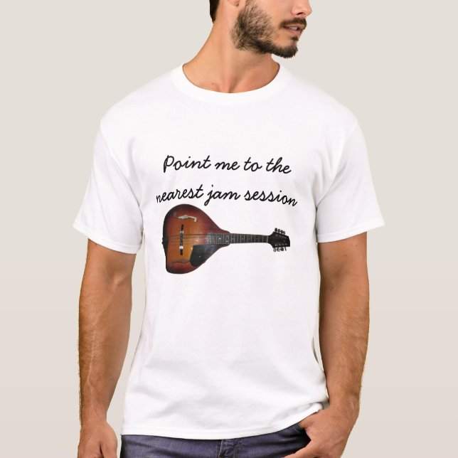 T-tröja för Mandolinsyltperiod Tee (Framsida)