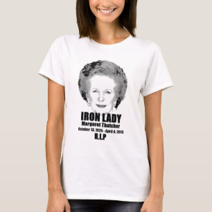 T-tröja för Margaret Thatcher järndam R.I.P T Shirt