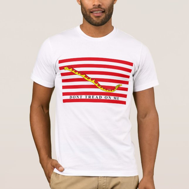 T-tröja för marinjackflagga t shirt (Framsida)