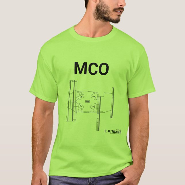 T-tröja för MCO-flygplatsorientering T-shirt (Framsida)