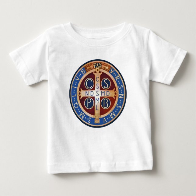 T-tröja för medalj för Exorcism för babySt. T-shirt (Framsida)