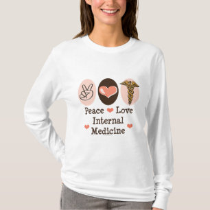 T-tröja för medicin för fredkärlek inre t shirt